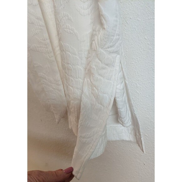 LILLY PULITZER "Kirrabelle" V-Neck Puff Sleeve Skirted Romper Dress Side Slits 4 - Picture 8 of 16